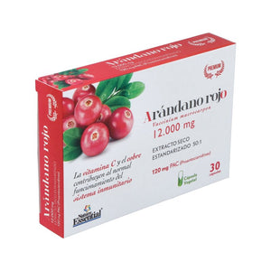 Arandano rojo Cranberry 12000mg 30 vegs. caps. Arandano rojo Cranberry 12000mg 30 vegs. caps.