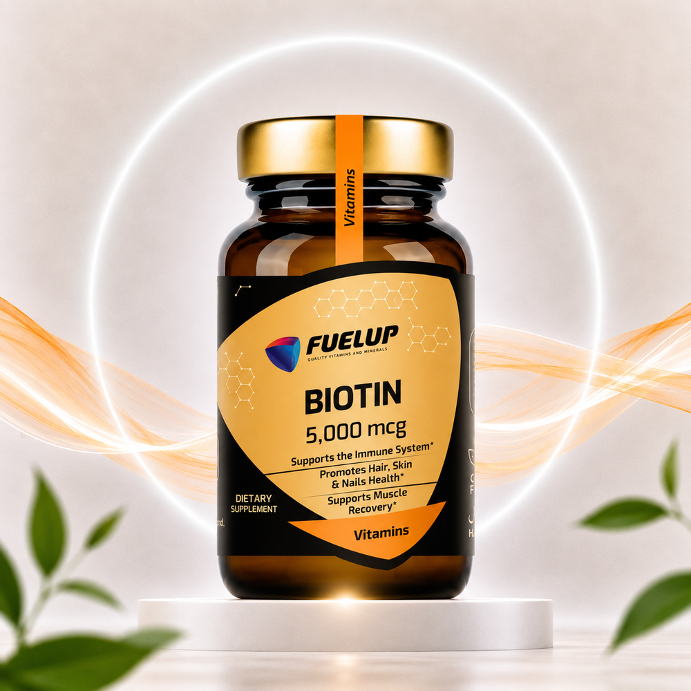 Biotin 5000 mcg, 60 veg caps