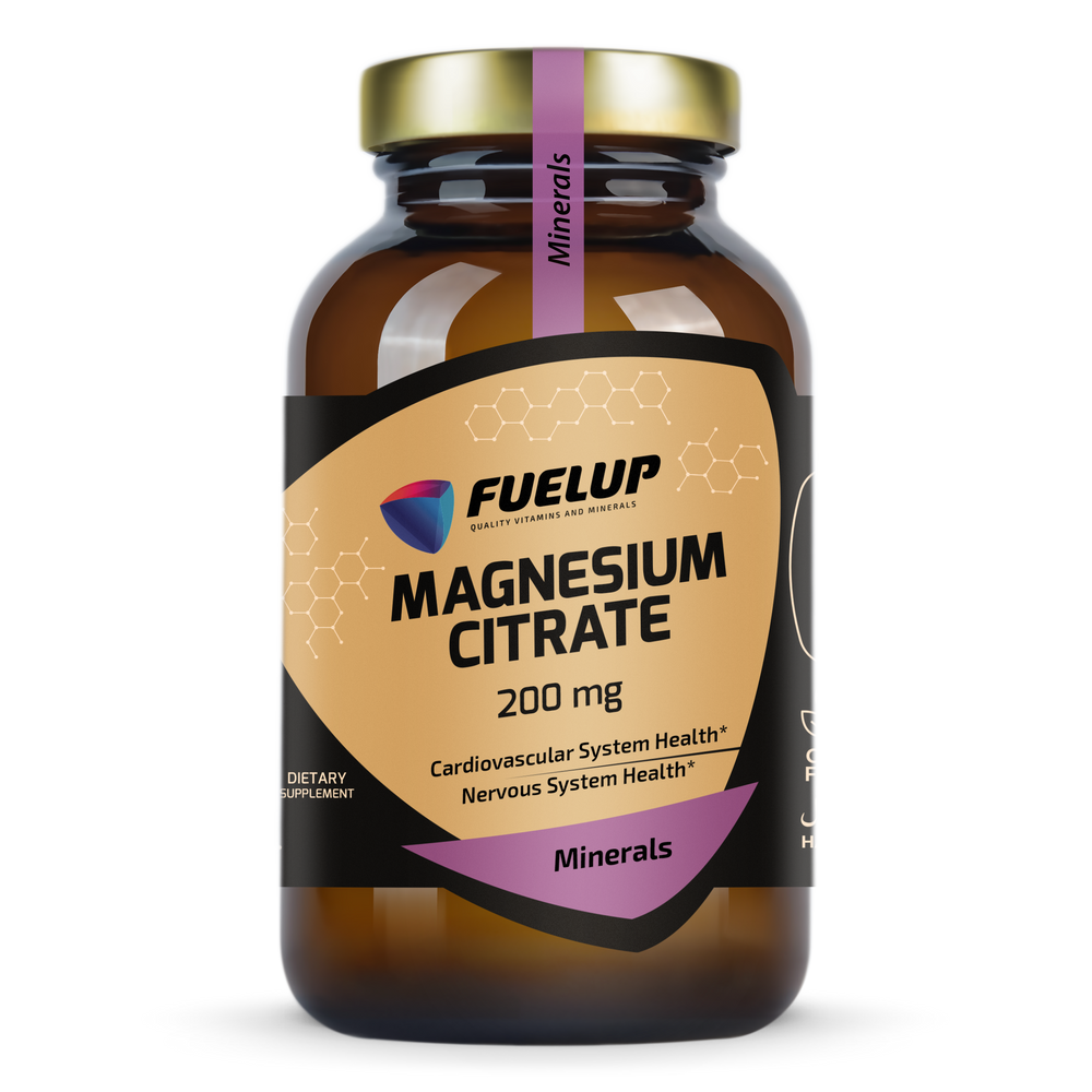 Magnesium Citrate 200 mg, 60 tabs